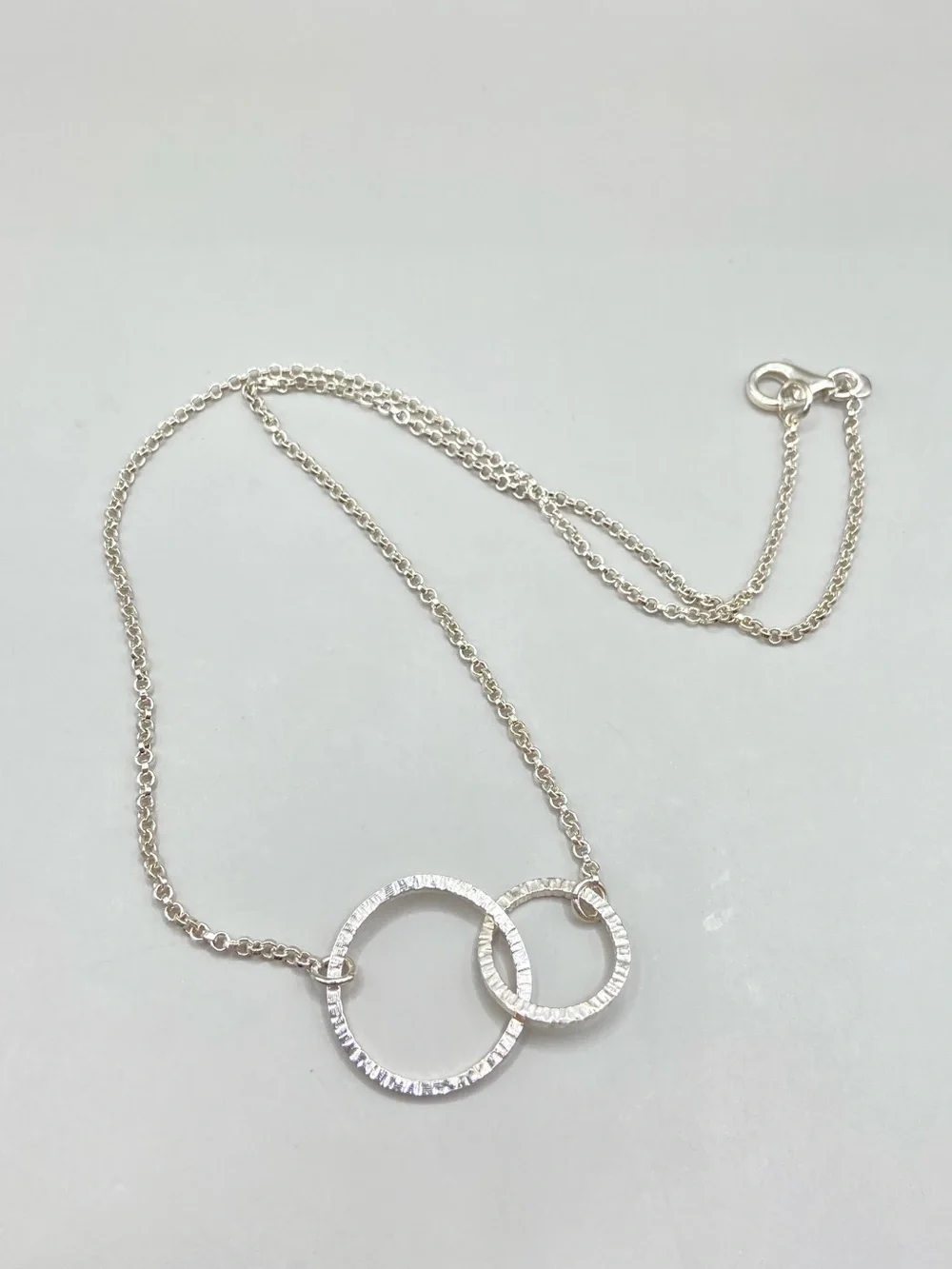 Silpada Sterling Silver Sweet Circles Pendant Necklace N2297 - Picture 6 of 7